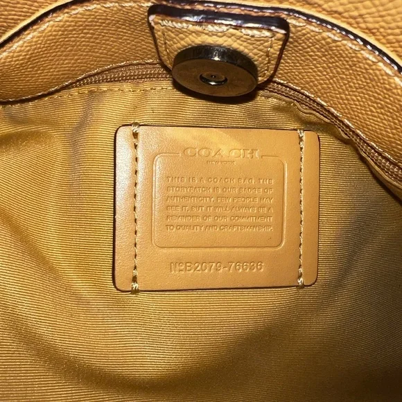 Coach Signature City Tote Bag in Light Khaki Multi 5696 - Picture 11 of 15
